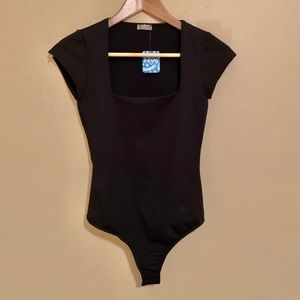 Free People // black bodysuit
